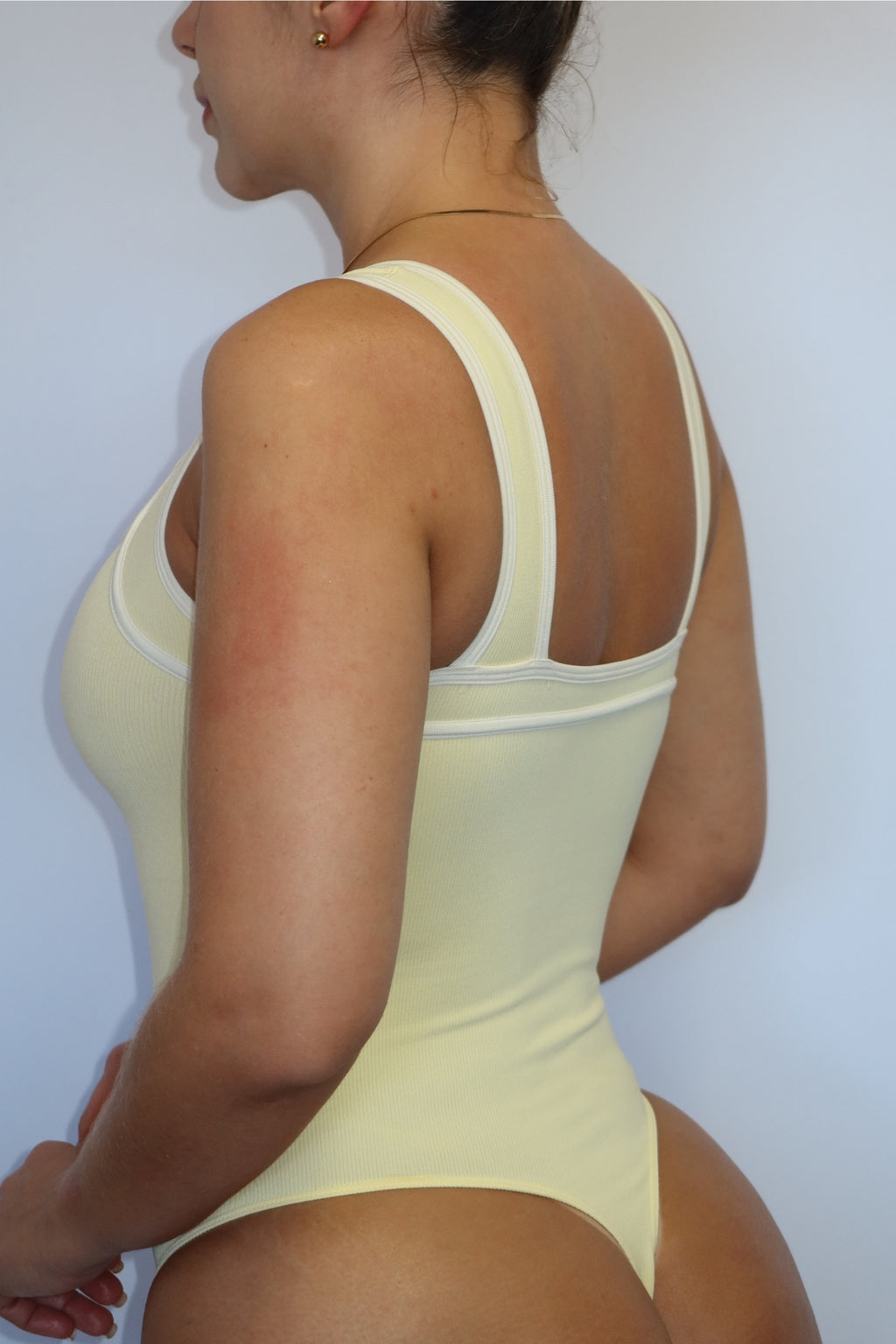 Body  borde sesgo tira Amarillo