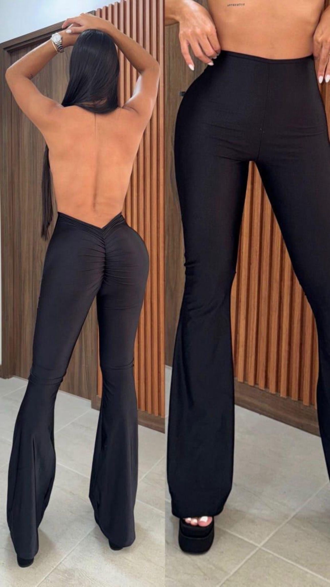 Leggings push up campana