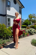 Vestido sirena Vino